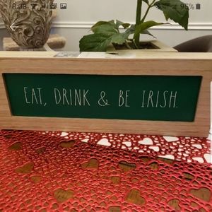 Rae Dunn st Patty's day sign